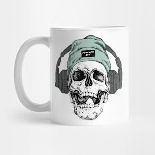 Sketeton-Headphones Mug